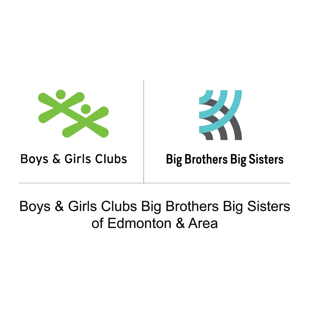 Logo of Boys & Girls Clubs and Big Brothers Big Sisters, representing their collaborative initiative in Edmonton and surrounding areas.