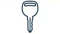 Icon of a smartphone with a blank screen, representing mobile technology and digital communication.