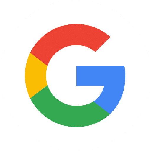 Google's multicolored "G" logo on a white background.